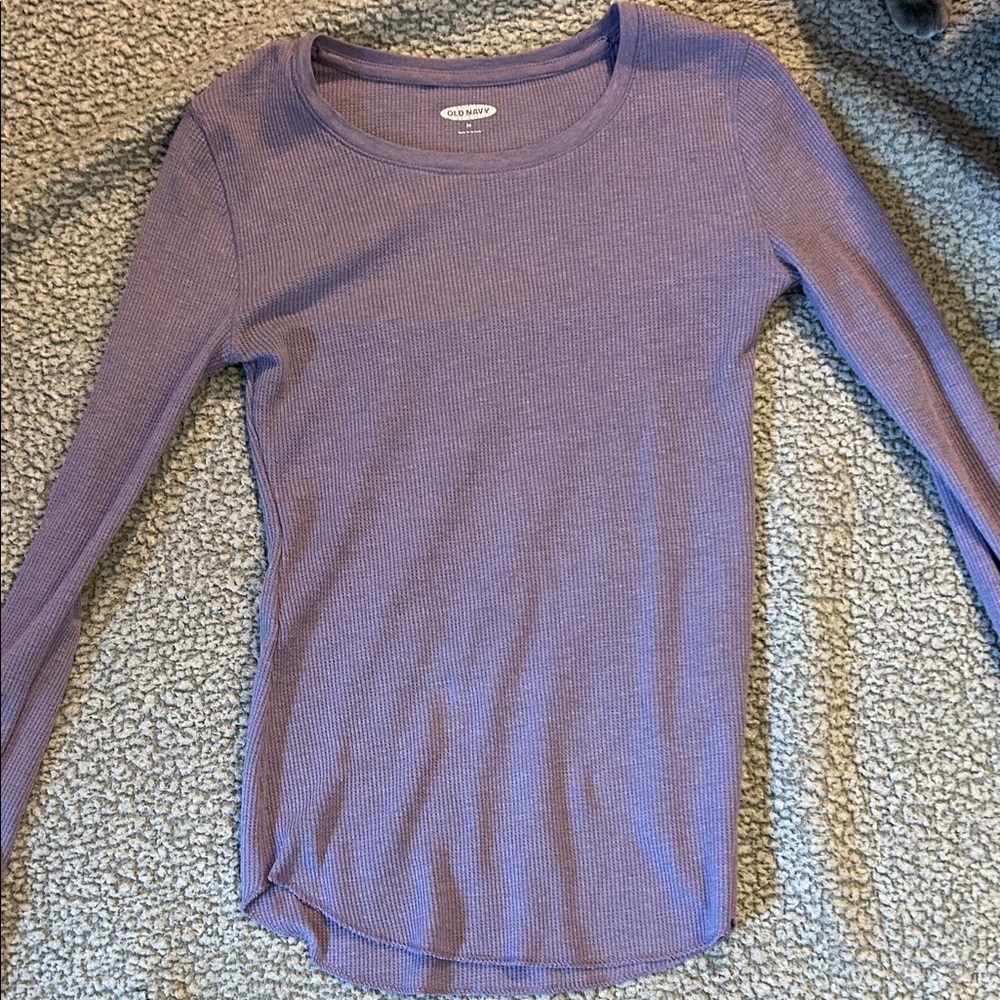 Old Navy Lavender Long Sleeve Tee